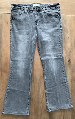 Dear John Jaxtyn Boot Cut Jeans Womens 31 (Measures 36x30) Gray Stretch Denim