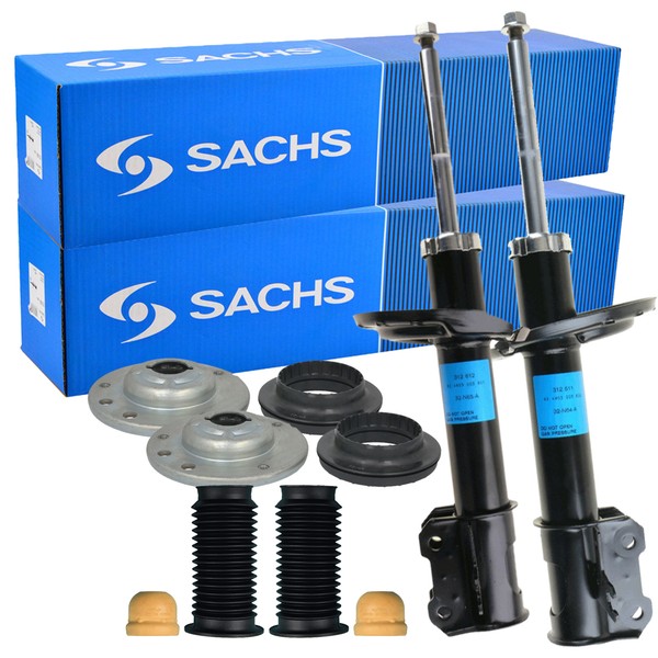 2X Sachs StossdäMpfer + Service-Kit + Domlager Vorne FüR Opel Vetra C-image