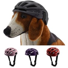 Outdoor Protective Hat Dog Motorcycle Helmets Pet Hard Hat Light Vent Hole   