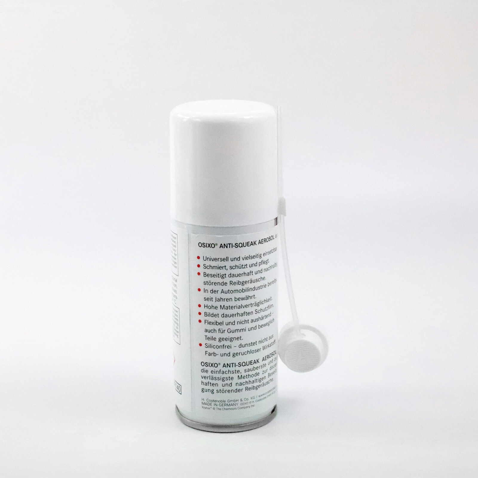 OSIXO Antisqueak Aerosol 100ml Spray (379,00 €/ L) Krytox™ Car Rubber