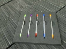 NEW 5pk slot metal extendable stylus pen Nintendo 2DS multi color DS 3DS Pack