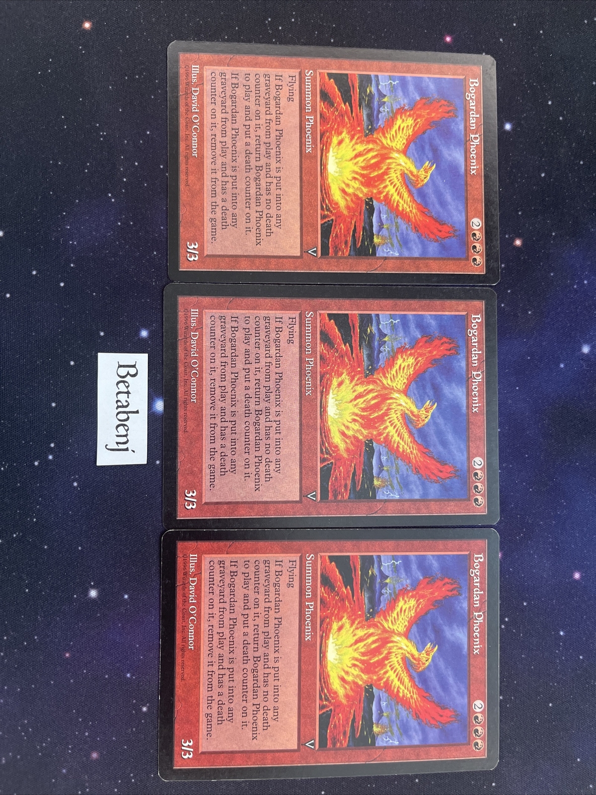 x1 MTG Bogardan Phoenix - Visions