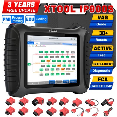 XTOOL IP900S IMMO Bidirectional Scanner Auto Car Programming Diagnostic Tool FCA