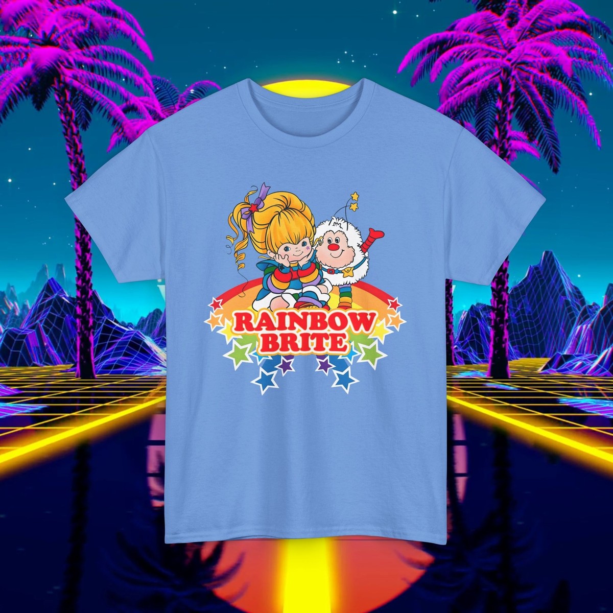 Vintage 1980s Rainbow Brite T-shirt | Unisex Retro Top with Iconic