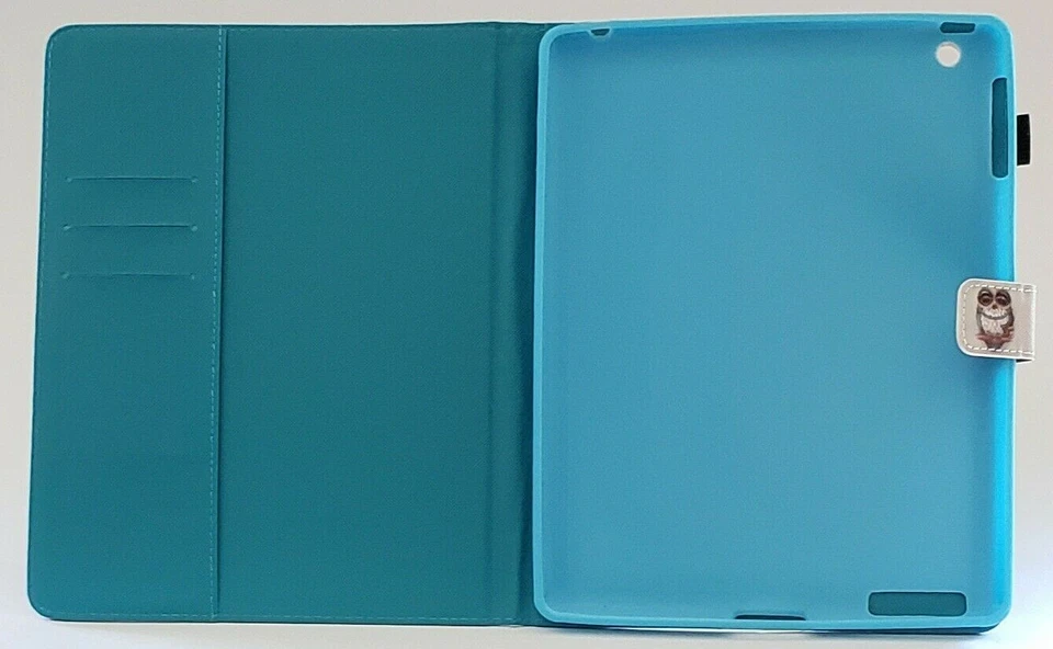 iPad Owl Theme Slim Fit Folio Case for  2/3/4th Gen 9.7" Cover Stand - Image 3 of 4