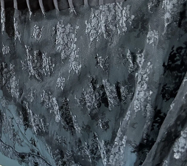 UNDERCOVER Rara camicia da notte Victoria's Secret fisarmonica plissettata pizzo romantica sexy maxi Y2K