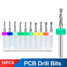 Image of 10PCS 2.1-3.0mm Carbide Drill Bits Set PCB Milling Cutter for Engraving&Cutting