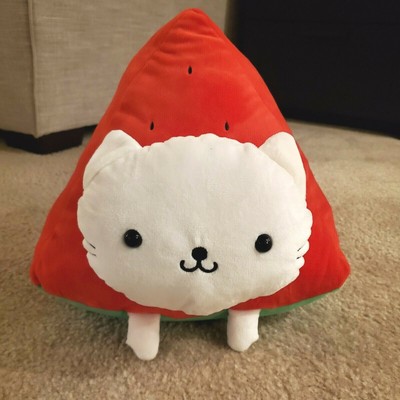watermelon cat plush