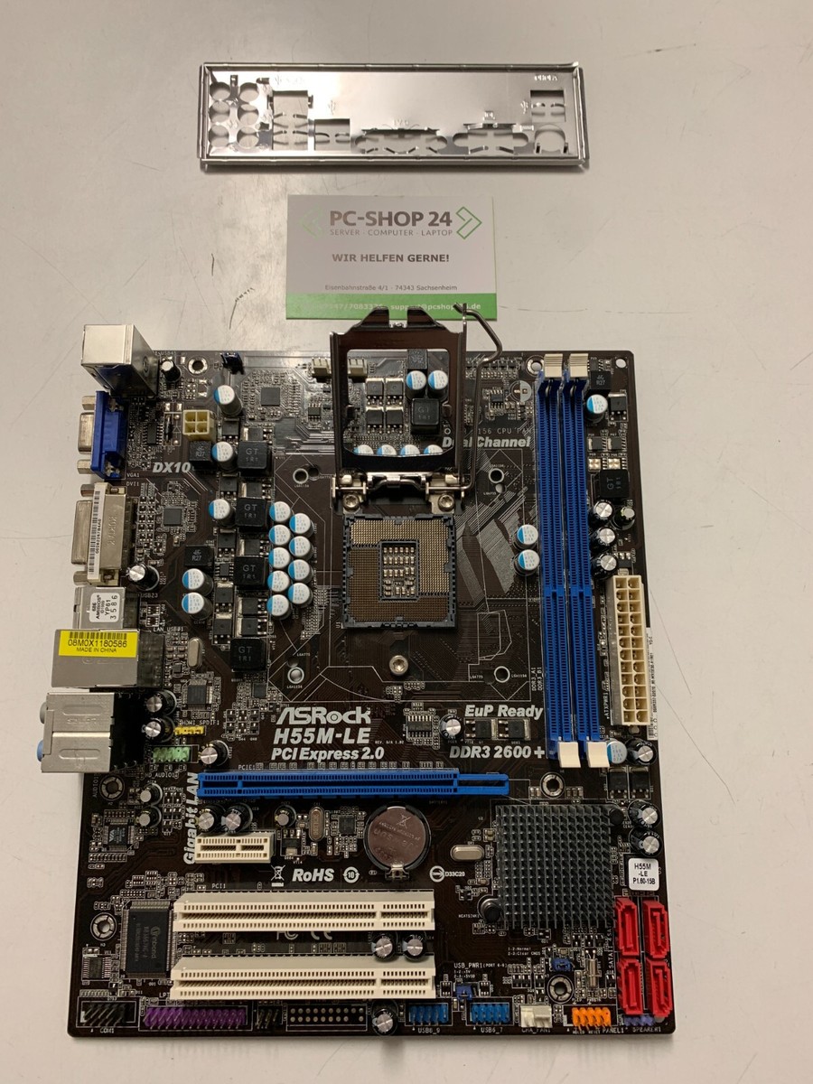 ASRock H55M-LE Intel H55 Mainboard Micro ATX Sockel 1156