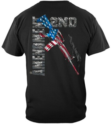2nd Amendment AR15 T Shirt American Flag Design