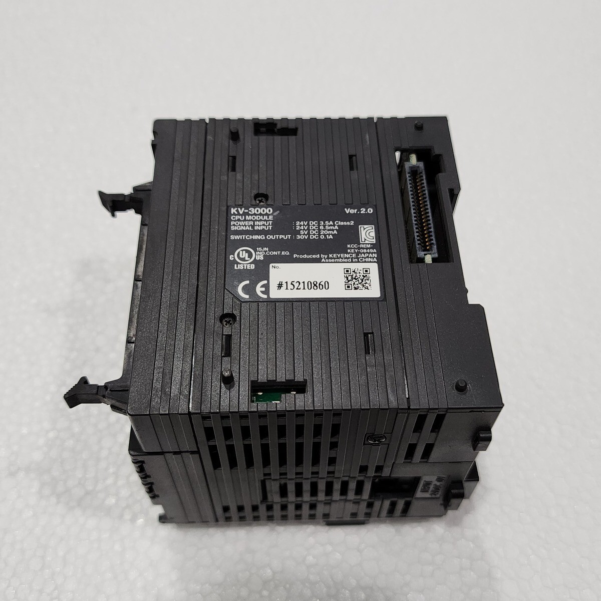 KEYENCE KV-3000 ロジックコントローラー KEYENCE KV-3000 REAL TIME LOGIC CONTROLLER | eBay