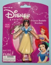 2003 Disney Princess Snow White Bendable Keychain Basic Fun VHTF