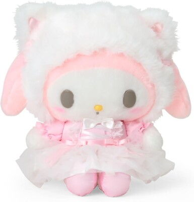 My Melody Sanrio Plush Doll Stuffed Toy White Cat Ballerina 21cm Anime 2025