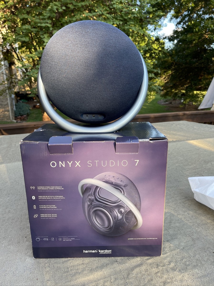 Harman Kardon Onyx Studio 7 Portable Bluetooth Speaker - Blue | eBay