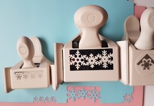 Martha Stewart Snowflake Set 3,Large & Small  Border & Corner Paper Punches