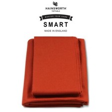 Hainsworth SMART Bed and Cushion Cloth Set for 7ft UK Pool Table &ndash; PAPRIKA