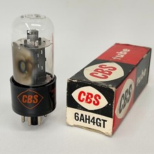 (1) NOS Tested CBS 6AH4GT Tube Date Code XC CBS 6AH4 GT Tube with Box