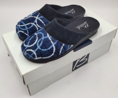 Beck Damen Hausschuhe Nele Clogs Grau Gr 37 EU Heim Pantoletten