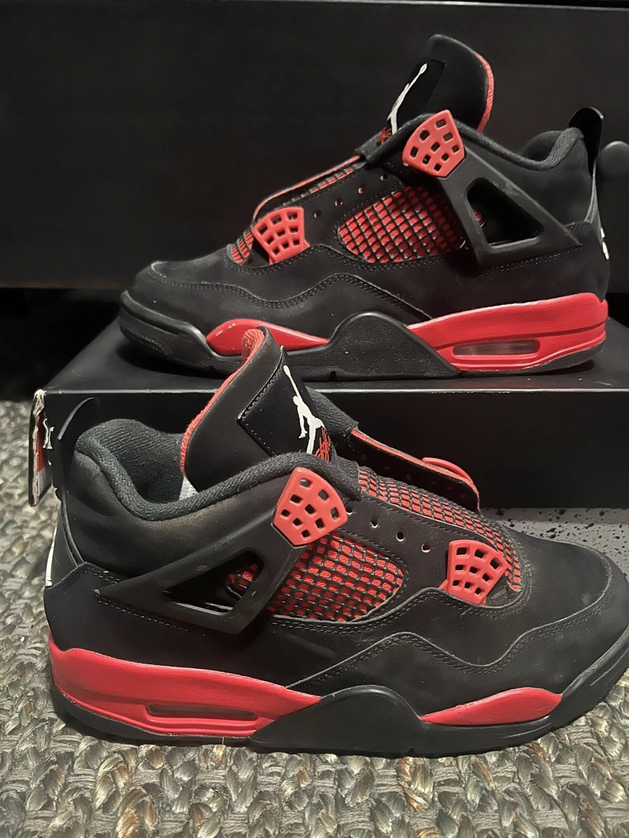 Red air best sale jordan retro 4