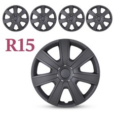 15inch Wheel Cover Rim Snap On Full Hub Caps Fits R15 Tire Steel Rim Set Of 4 15inch Wheel Cover Rim Snap On Full Hub Caps Fits R15 Tire Steel Rim Set Of 4