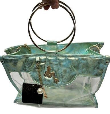 BioWorld X Disney The Little Mermaid Ariel Transparent Purse Bag New Collectible