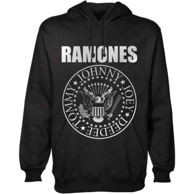 Ramones Presidential Seal Sweatshirt Black New