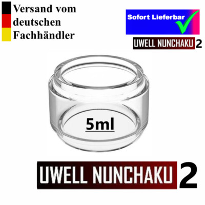 Uwell Nunchaku 2 Original Ersatzglas 5ml Glas Pyrex Tube Glastank Nunchaku zwei 