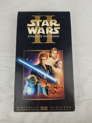 Star Wars Episode 2-Attack of the Clones (VHS, 2002) Hollywood Video