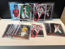 Marcelo Mayer Rookie Lot (13) Refractor, Blue Foil, Silver Prizm Red Sox (RC)
