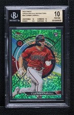 2023 Finest Green Speckle Refractor /125 Corbin Carroll #24 BGS 10 PRISTINE 13c1