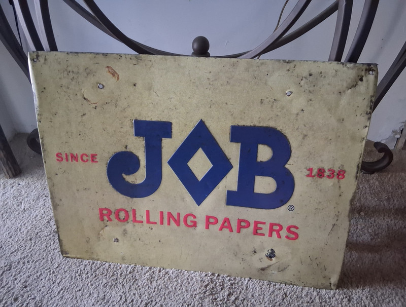 JOB Rolling Papers Since 1838 Metal Sign Since 1838