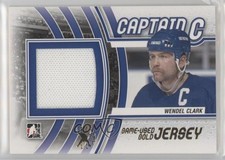 2011 ITG Captain-C Series Game-Used Gold Jersey Spring Expo 1/1 Wendel Clark 2d8