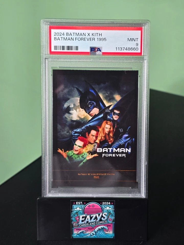 2024 BATMAN X KITH BATMAN FOREVER 1995 PSA 9 LOW POP - Image 3 of 4