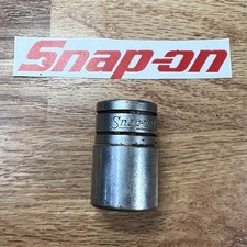 Snap On 1/2" Drive 11/16" 6PT SAE Shallow Chrome Socket USA TW-221