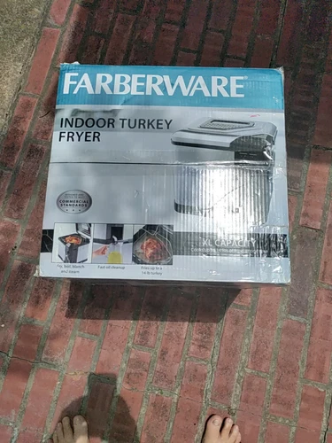 LOCAL P/U Farberware Indoor Electric Turkey Fryer Boiler 14#201626 Deep Fryer Xl