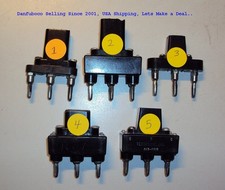 Tektronix 575 - 576 Black Transistor sockets Vintage Honeywell Semi,  Lot of 5