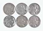 1930-1937 XF/AU Better Condition: Great Detail in Buffalo Horn 6 Coin Lot *753
