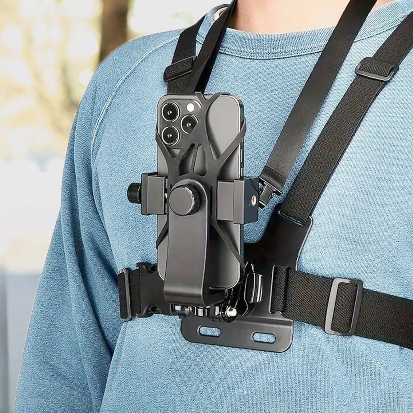 Adjustable Headband & Chest Mount | Shooting Stand for Phones  6 pic