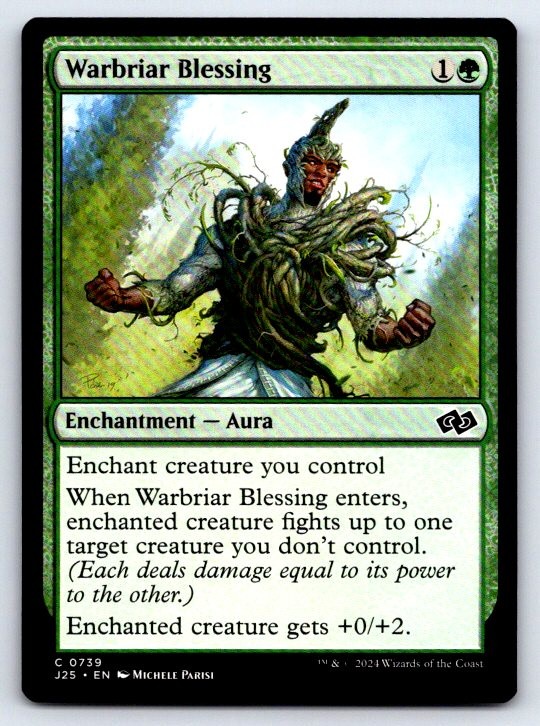 Warbriar Blessing 739 Common Foundations Jumpstart Magic: The Gathering
