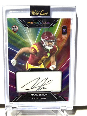 MAKAI LEMON 2024 Wild Card Metallix Color Blast RC Auto 1/1