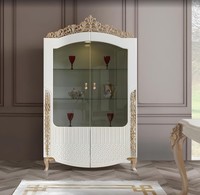 Vitrine Standregal Neu Wohnzimmer Design MöBel Modern Holz/Glas Weiß