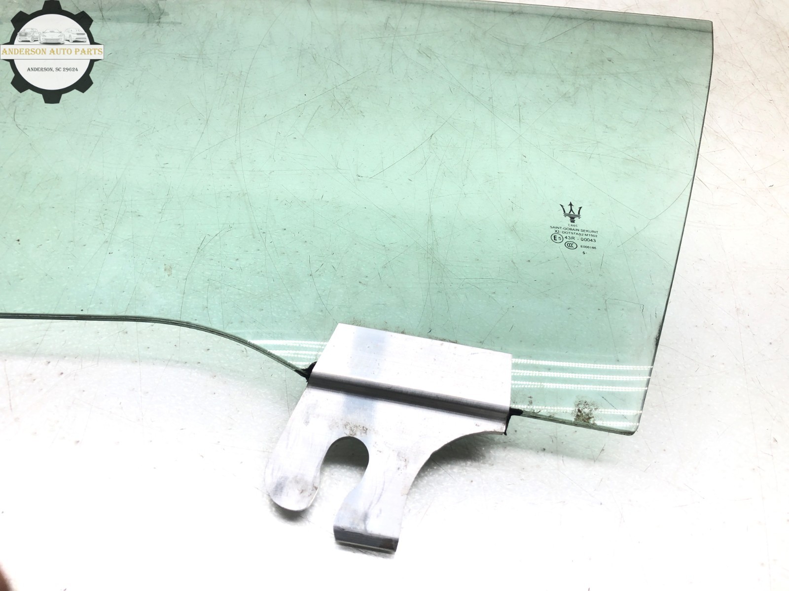 2014-2023 MASERATI GHIBLI LEFT DRIVER FRONT DOOR WINDOW GLASS OEM