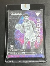2020-21 FLUX TITAN BLACK SCOPE FOTL SADDIQ BEY RC ROOKIE 5/8 PELICANS FOTL