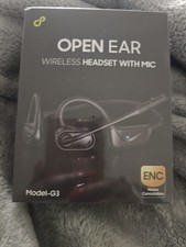 SoundLogic XT Open-Ear Wireless Headset Bluetooth 5.0 - Black