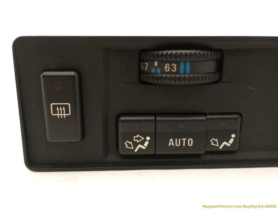 Interruptor de control de clima de aire acondicionado BMW 735i E32 SEDAN HVAC compatible con 88-94 Foto 2 de 4
