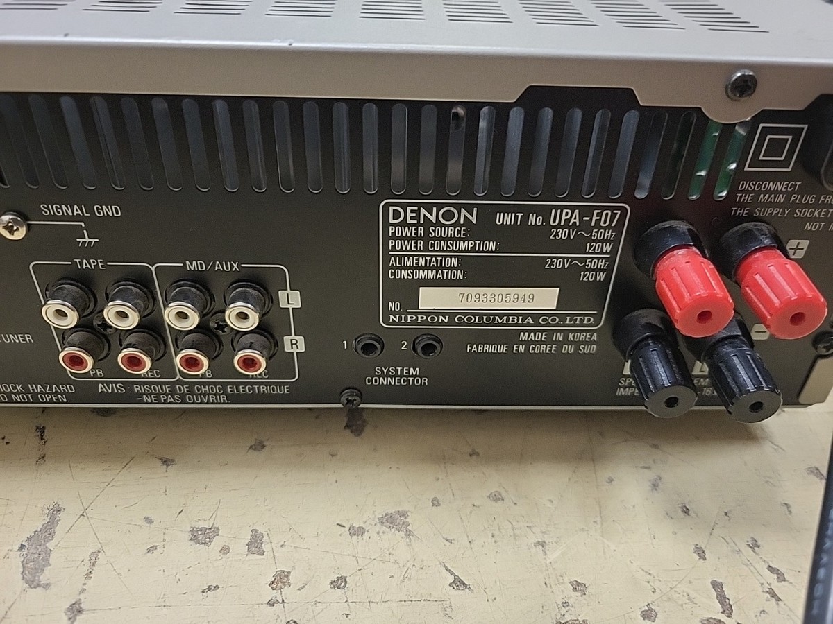 Denon UPA-F07 Integrated Stereo Amplifier | eBay UK