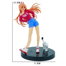 16cm Chainsaw Man Denji Power Makima Pochita Anime PVC Figure Model