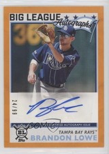 2020 Topps Big League Orange 24/99 Brandon Lowe #BLA-BL Auto s1i