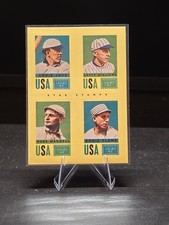 2014 Panini Golden Age Star Stamps #2 Joss/Lefty Williams/Waddell/Eddie Plank