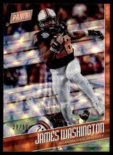 2018 Panini Obsidian Electric Etch Orange James Washington Rookie 39/50